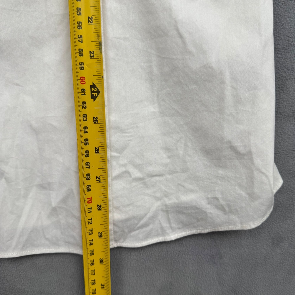 Lafayette 148 New York Crisp White Button Down Shirt - Picture 3 of 7